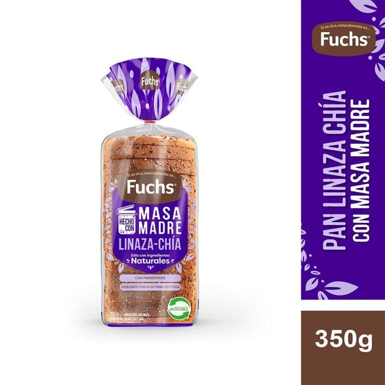 Pan de Molde Integral Linaza y Chía Fuchs 350 g