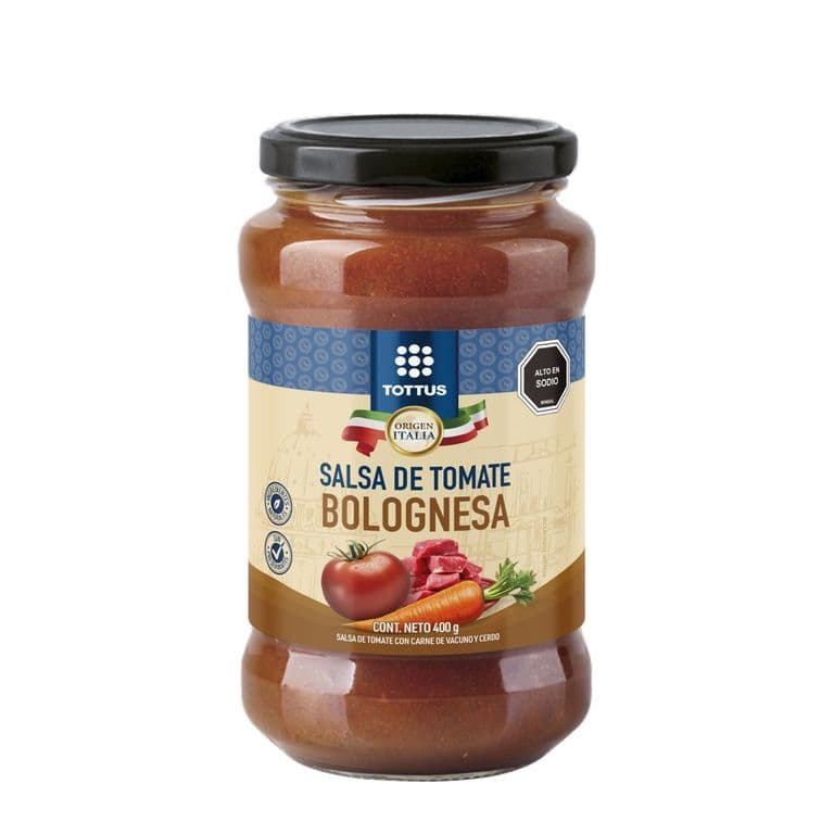 Salsa de Tomate Boloñesa Tottus 400 g