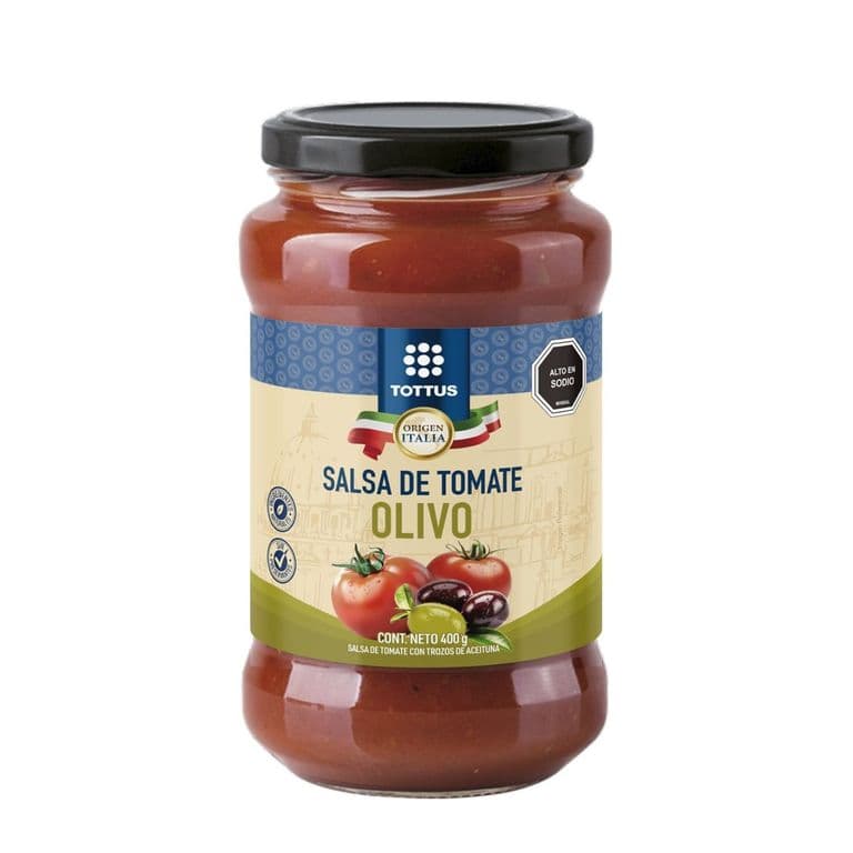Salsa de Tomate Olivo Tottus 400 g