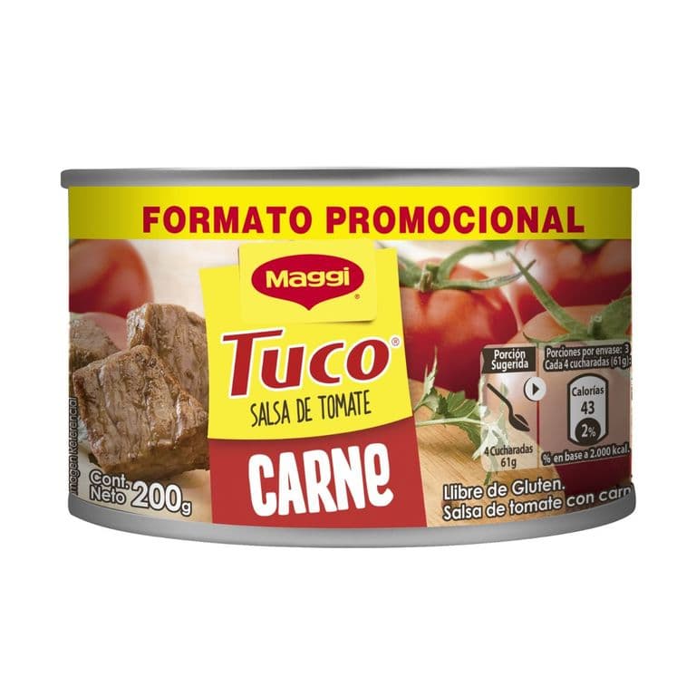 Salsa de Tomate Maggi Tuco con Carne 200 g