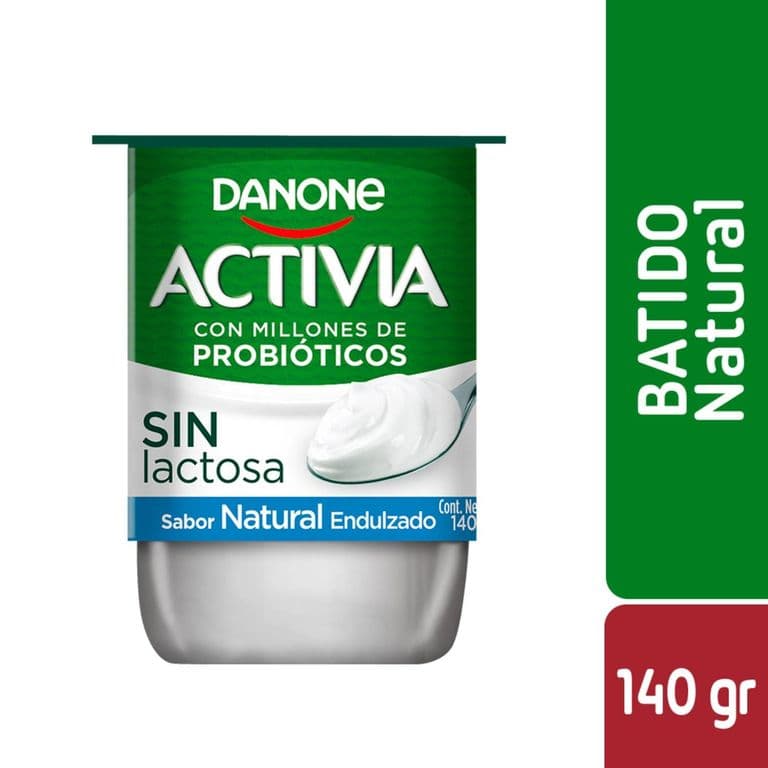 Yogurt Activia Natural Endulzado 140 g