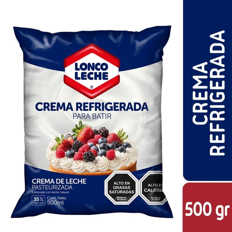Crema Refrigerada Loncoleche Bolsa 500 g