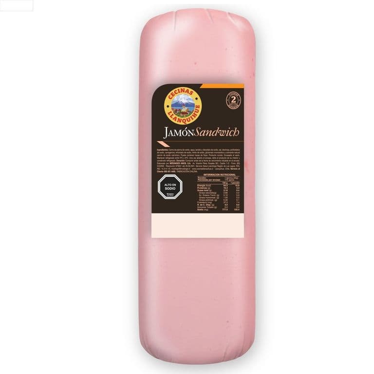 Jamón Sándwich Laminado Grado 2 Llanquihue a Granel