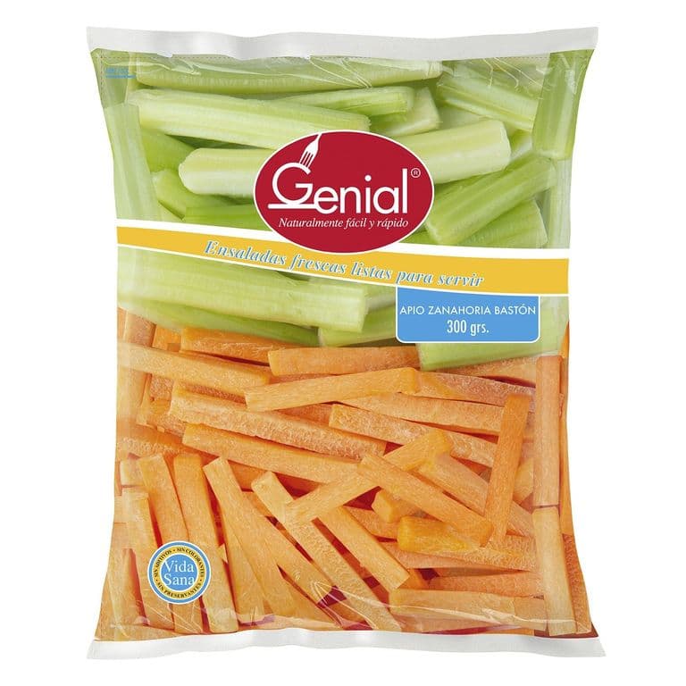 Ensalada Apio y Zanahoria en Bastón Genial 300 g