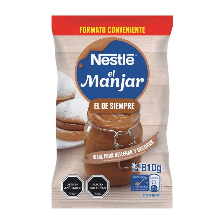 Manjar Bolsa Nestle 810 g
