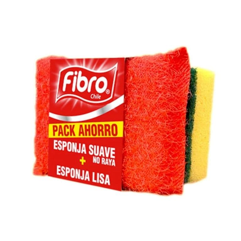 PACK ESPONJAS LISANO RAYA FIBRO UND