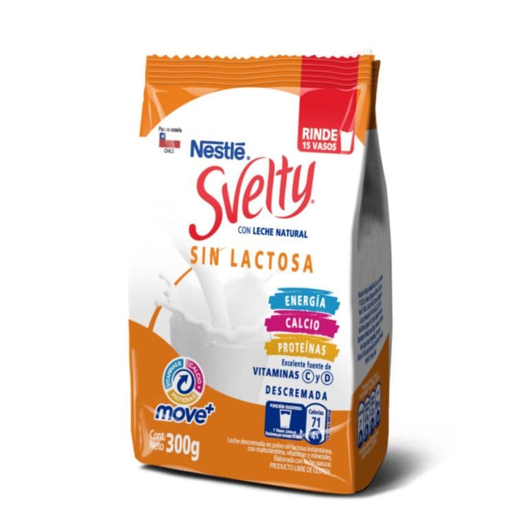 Leche en Polvo Svelty Sin Lactosa 300 g