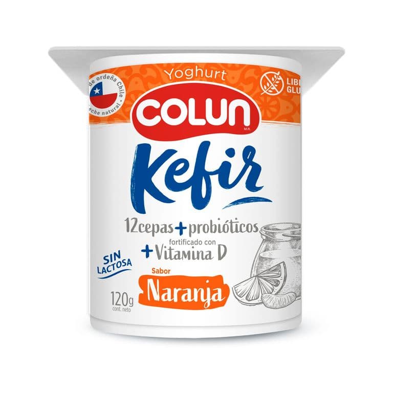 Yogurt Kéfir Colun Naranja 120 g