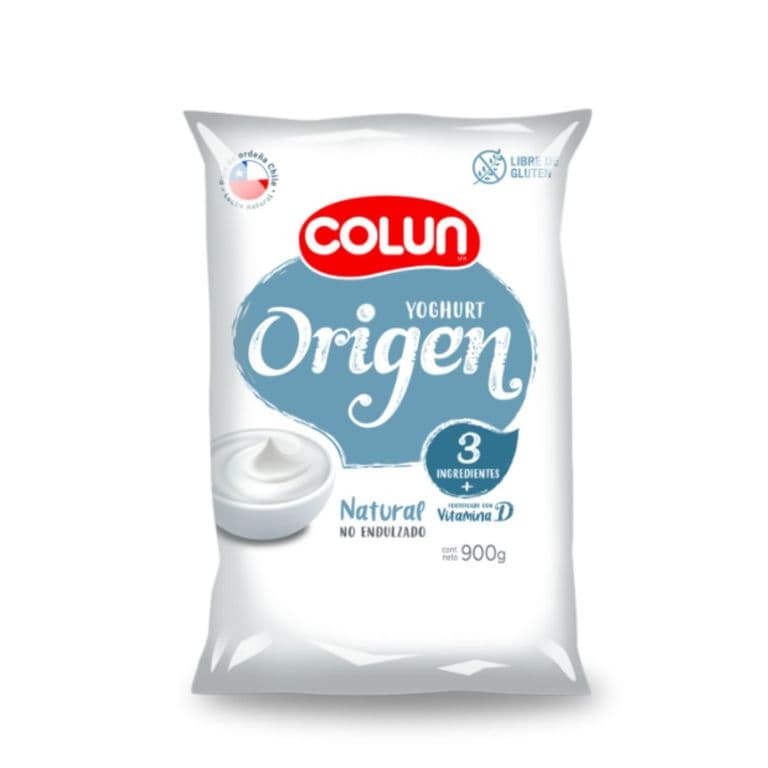 Yogurt Colun Origen Natural 900 ml