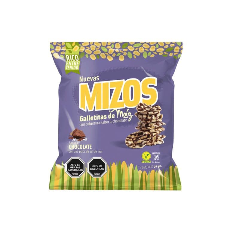 Galletas de Maíz Mizos Chocolate 20 g