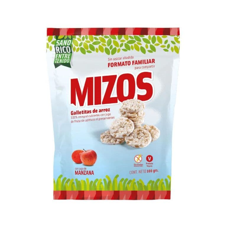 Galleta de Arroz Mizos Manzana 100 g