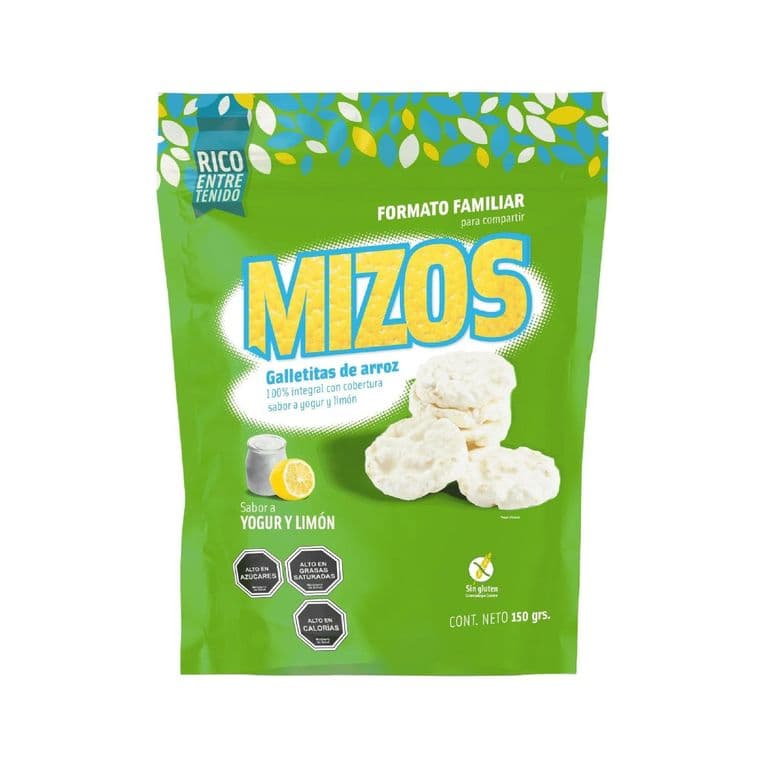 Galleta de Arroz Mizos Yogurt Limón 150 g