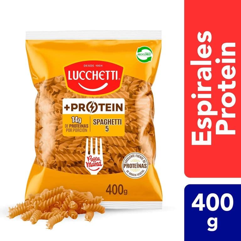Espirales Lucchetti Protein 400 g