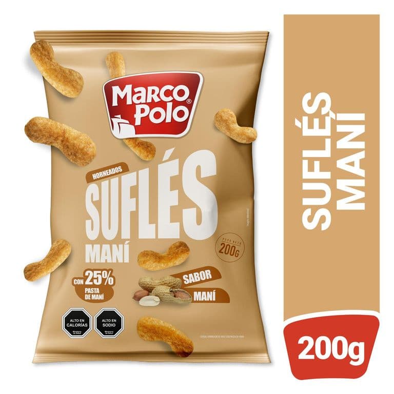 Snack Crunchis Maní Marco Polo 200 g