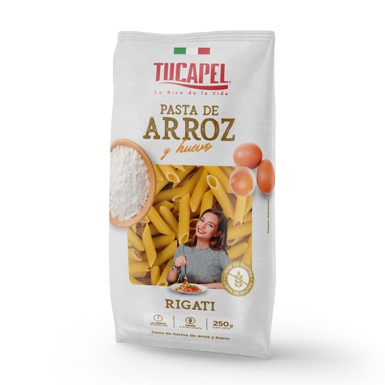 Pasta de Arroz Rigati Tucapel 250 g