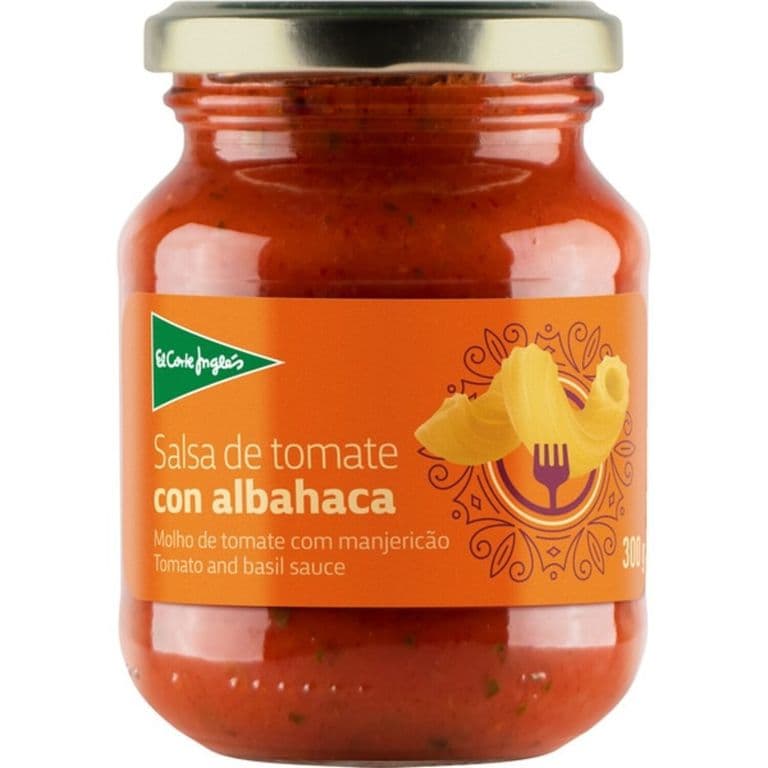 Salsa de Tomate con Albahaca El Corte Inglés 300 g