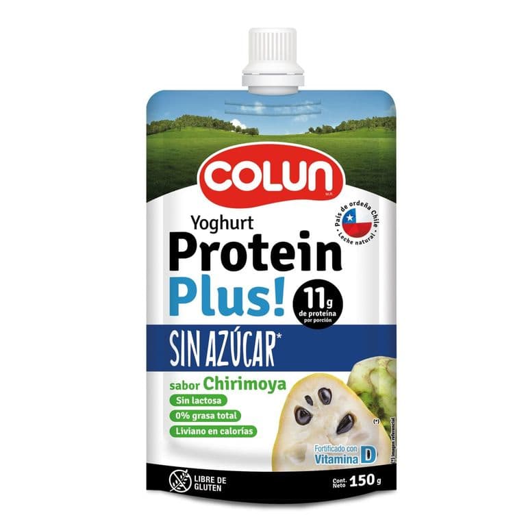 Yogurt Colun Protein Plus Sin Azúcar Chirimoya 150 g