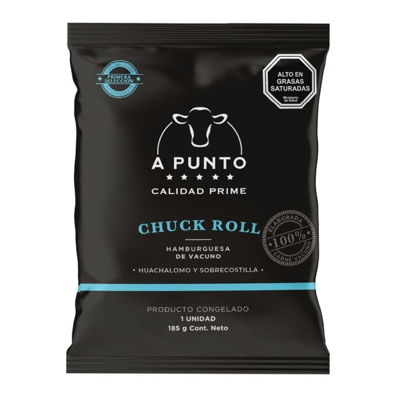 Hamburguesa de Vacuno A Punto Chuck Roll 185 g