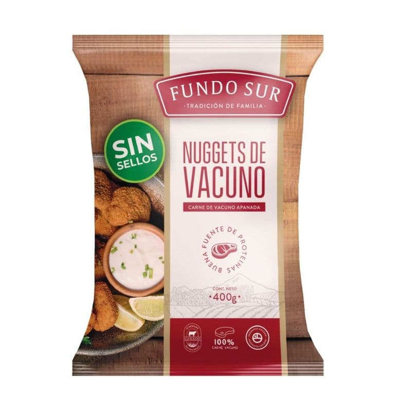 Nuggets de Vacuno Fundo Sur Apanados 400 g
