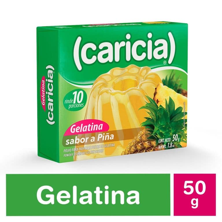Gelatina Caricia Piña 50 g
