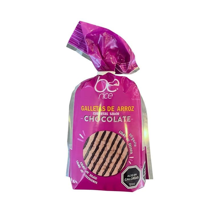 Galletas de Arroz Be Cubiertas de Chocolate 150 g