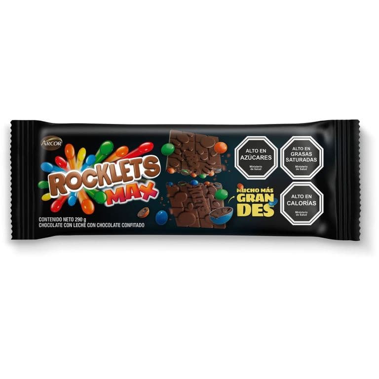 Chocolate de Leche Rocklets 290 g