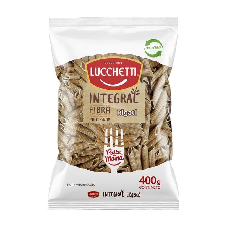Rigati Integral Lucchetti 400 g