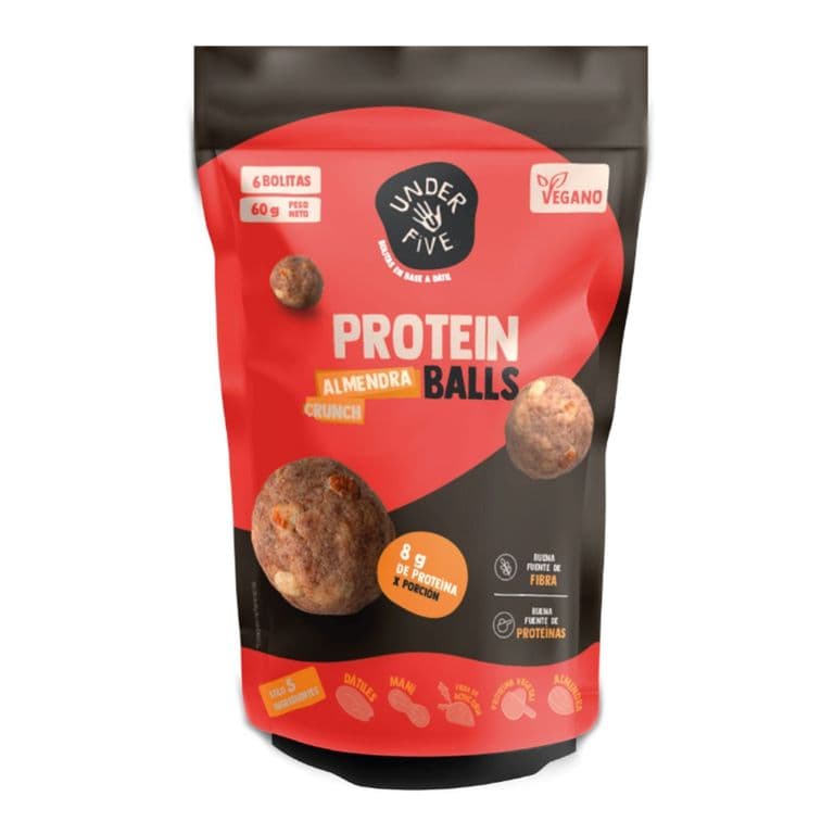 Snack Balls Protein Almendra Crunch Underfive 60 g