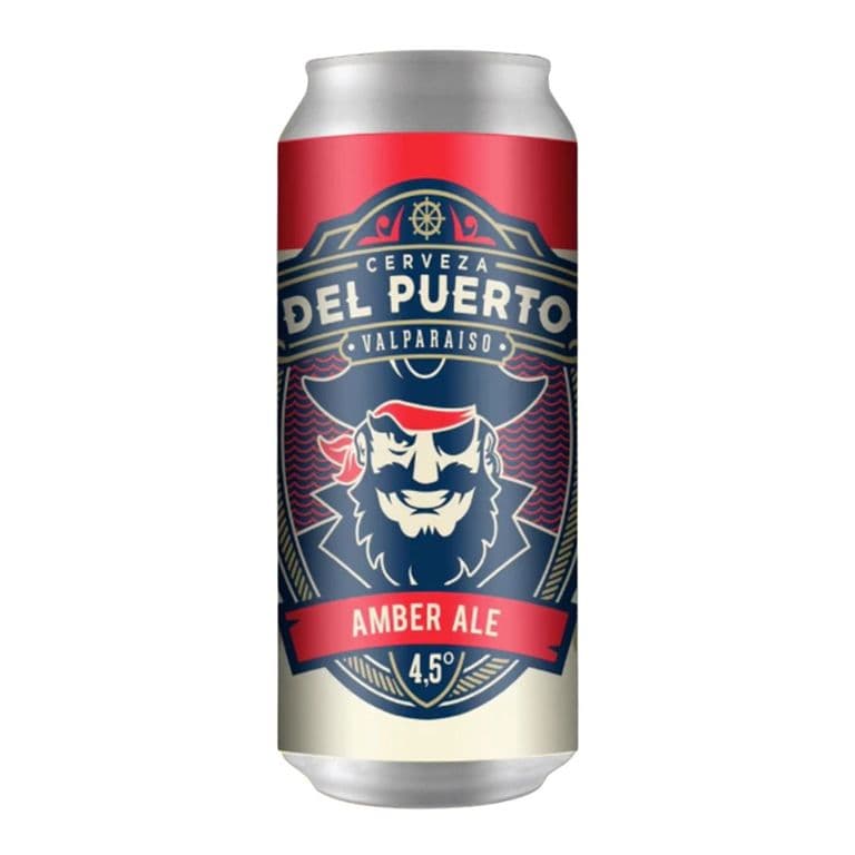 Cerveza Del Puerto Amber Ale 6.0° 473 cc