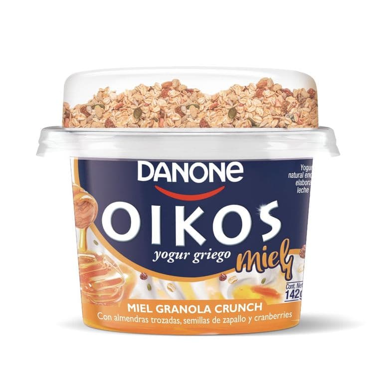 Yogurt Danone Oikos Miel Granola Crunch 142 g