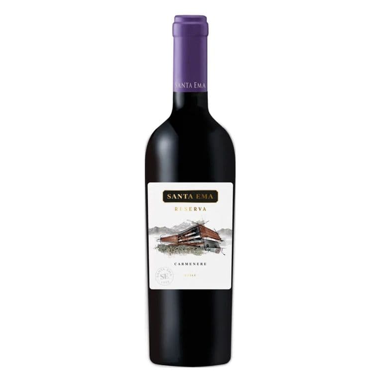 Vino Tinto Carmenere Reserva Santa Ema 13° 750 ml