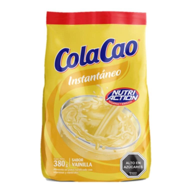 Saborizante De Leche Instantáneo Sabor vainilla Bolsa, 380 g