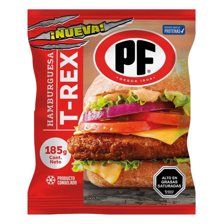 Hamburguesa PF T-Rex 185 g