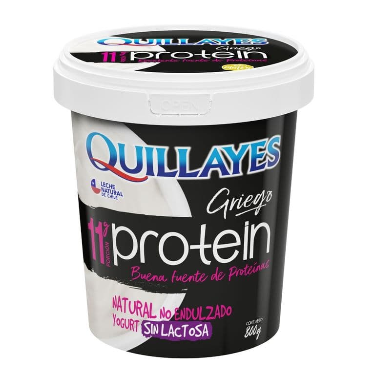 Yogurt Griego Quillayes Proteína Natural 800 g
