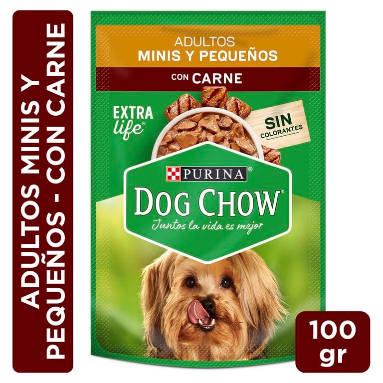 Alimento Húmedo Perro Adulto Dog Chow Mini y Pequeño Carne 100 g