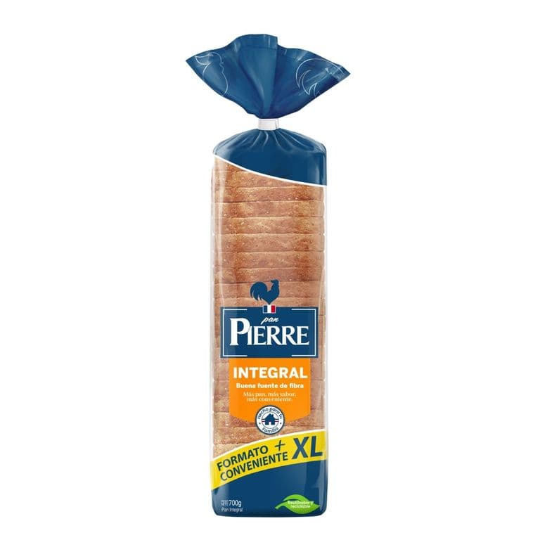 Pan de Molde Integral XL Pierre 700 g