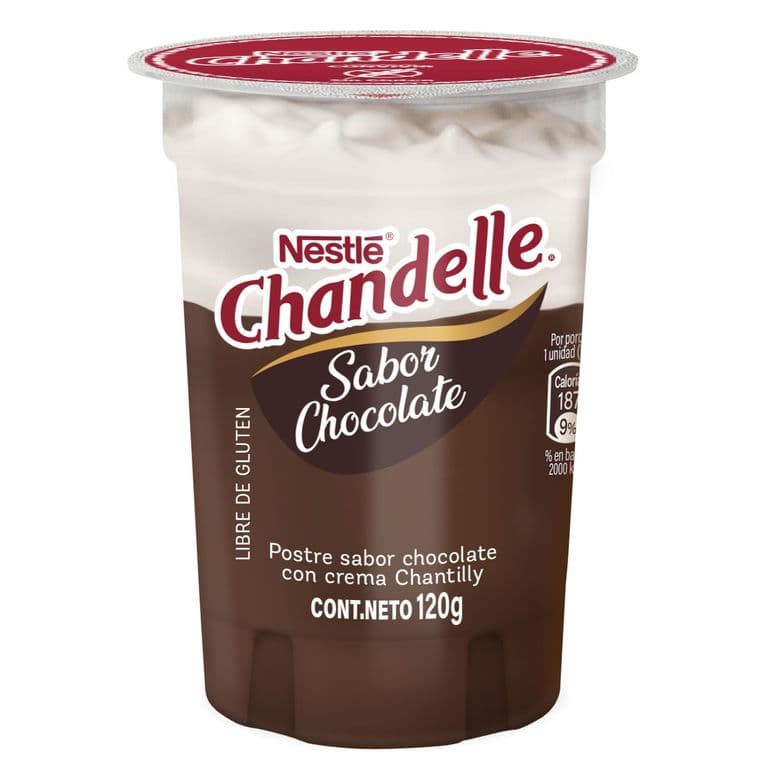 Postre Chandelle Crema Sabor Chocolate 120 g