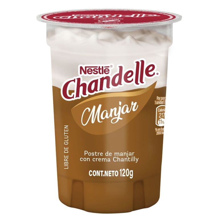Postre Chandelle Crema Manjar 120 g