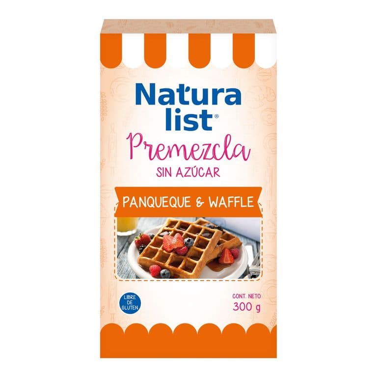 Premezcla Polvo Panqueque y Waffle Caja, 300 g