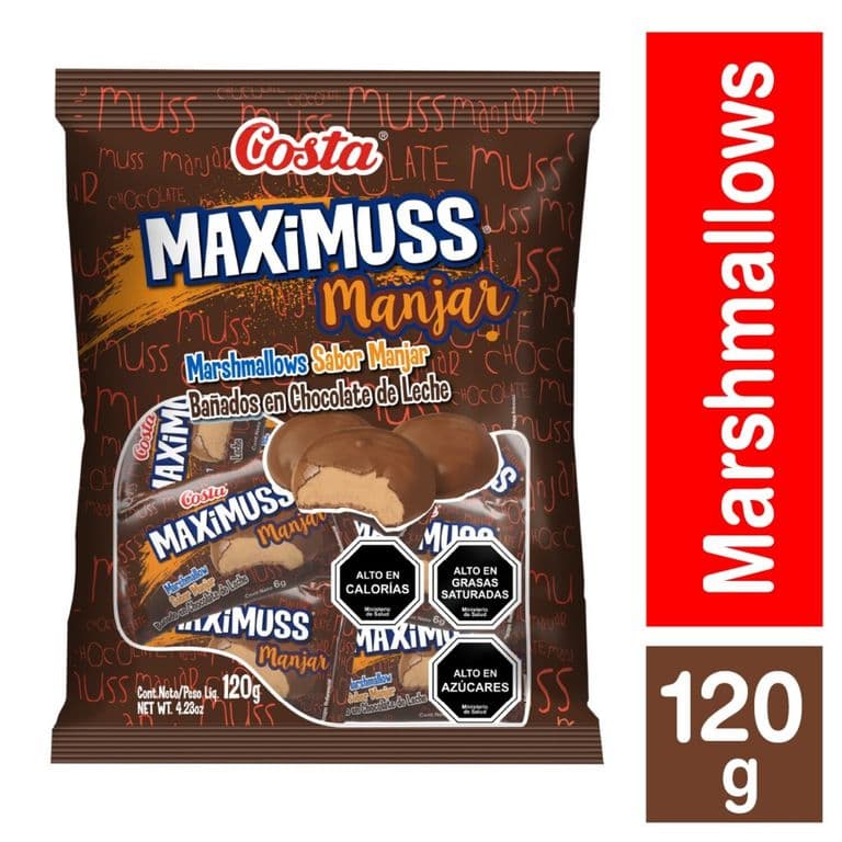 Marshmallows Maximuss Manjar Ambrosoli 120 gr