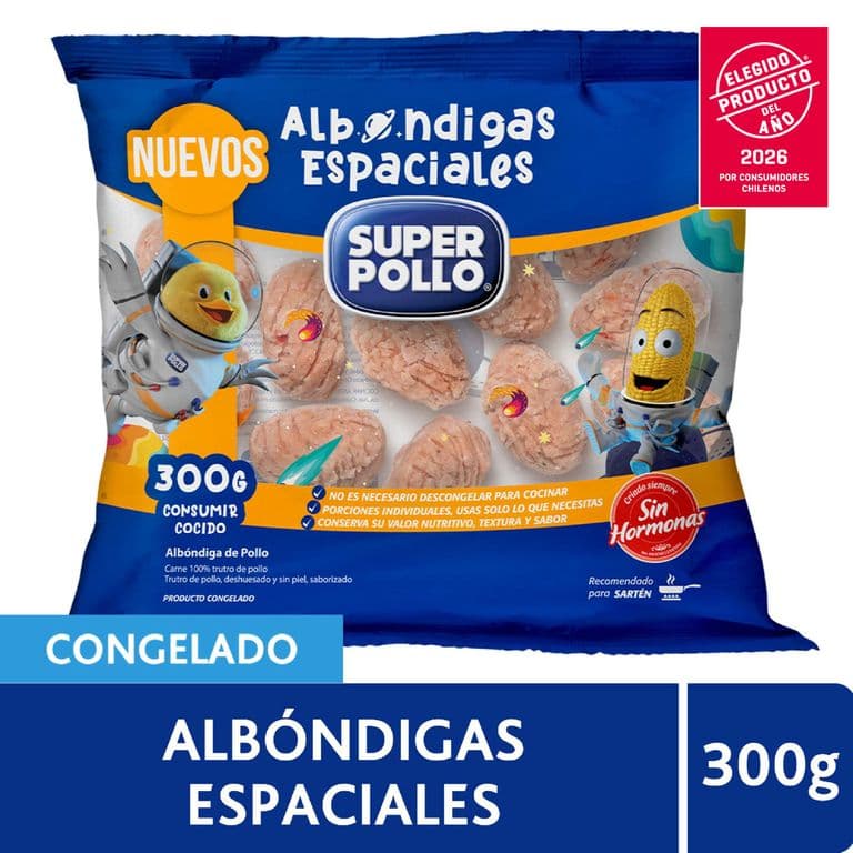 Albondigas de Pollo Espaciales Congeladas Super Pollo 300 g