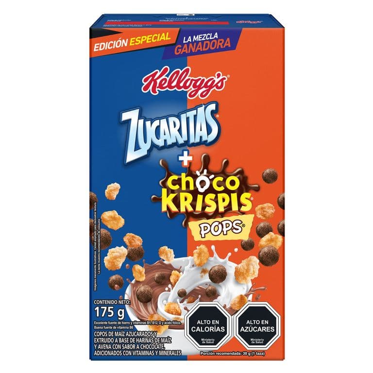 Cereal Zucaritas + Choco Krispis Pop Kelloggs 175 g