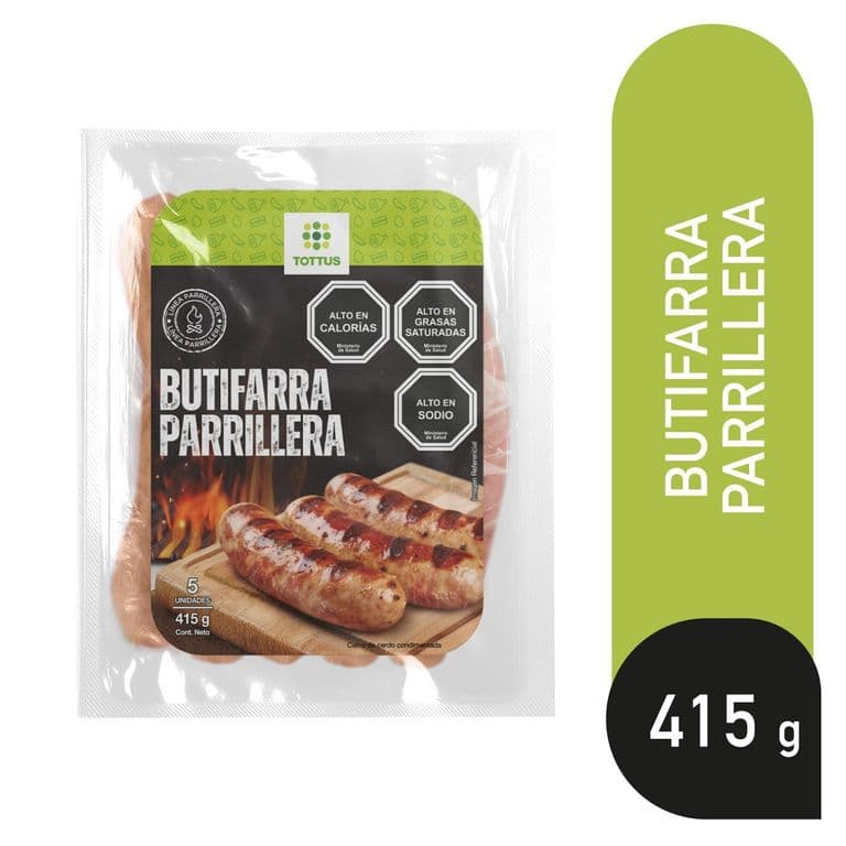 Butifarra Parrillera Tottus 415 g