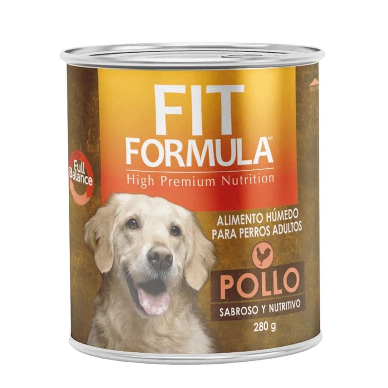 Alimento Húmedo Perro Adulto Fit Pollo Lata 380 g