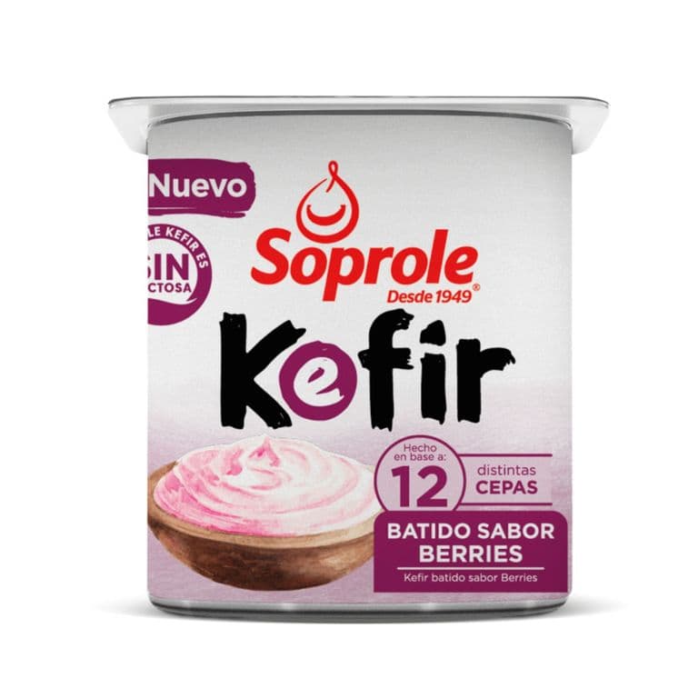 Yogurt Kéfir Soprole Batido Berries 120 g