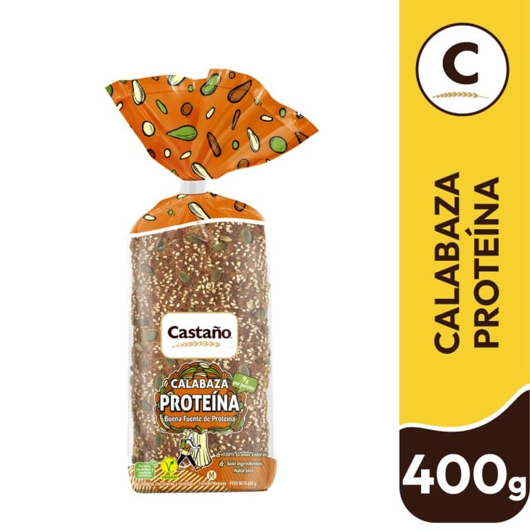 Pan de Molde Integral Calabaza Proteína 400 g