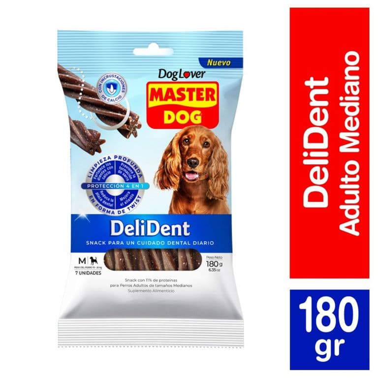 Snack Perro Delident Raza Mediana 180 g