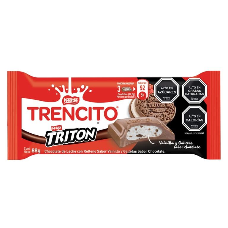 Barra de Chocolate Trencito Triton 88 g