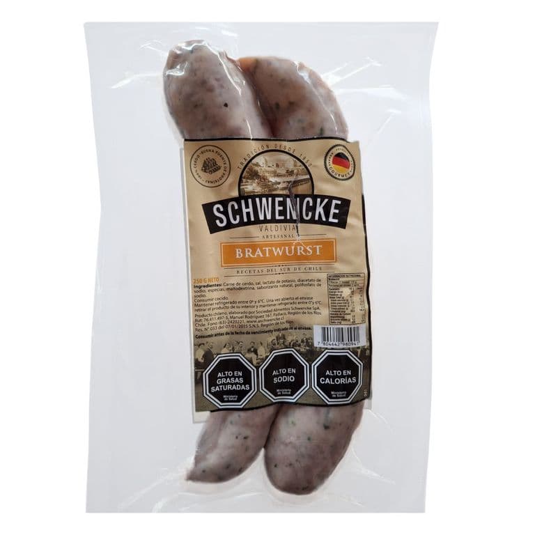 Longanizas Bratwurst Schwencke 250 g