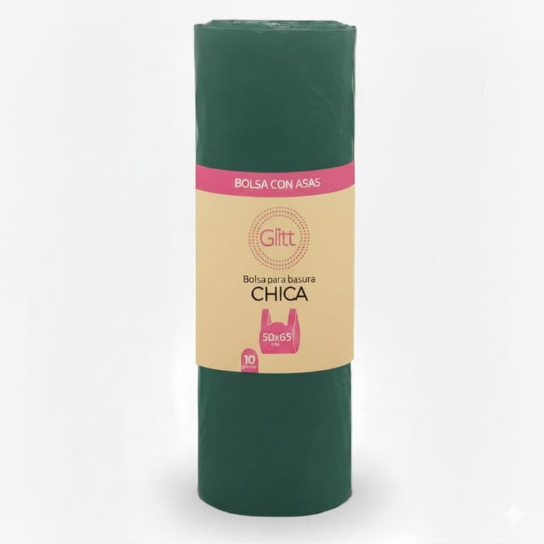 Bolsa de Basura Glitt Chica Con Asas 50 x 65 cm